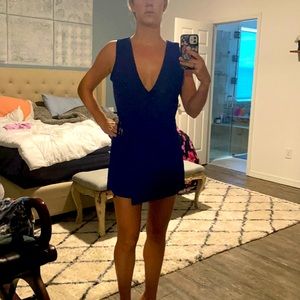 Deep blue Romper